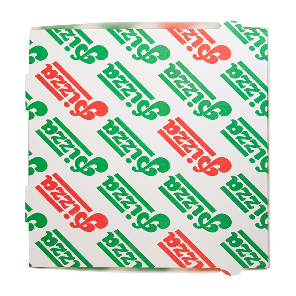 García de Pou - 100 Unidades - Cajas De Pizza 'Thepack' 330 G/M2 32X32X3,8 Cm Blanco Cartón Ondulado Microcanal