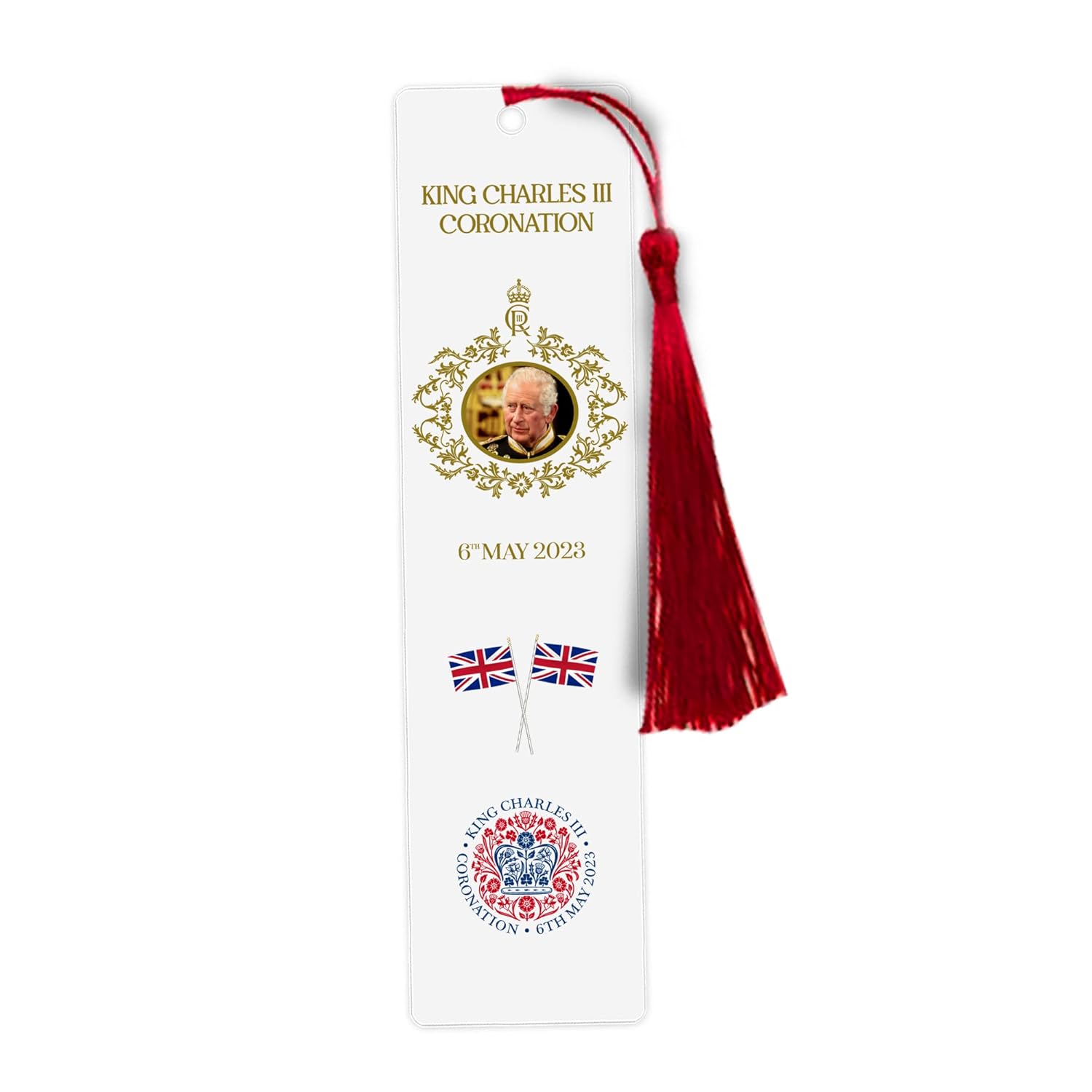 Royal Coronation Bookmark Celebration Collection King Charles Keepsake Gift Set with God