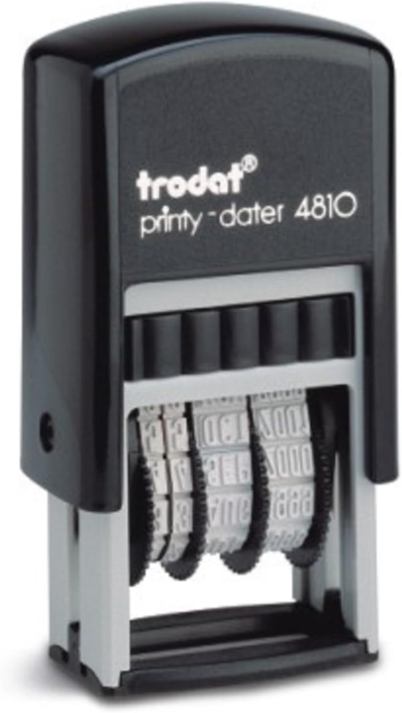 Small Date Stamp with Black Ink