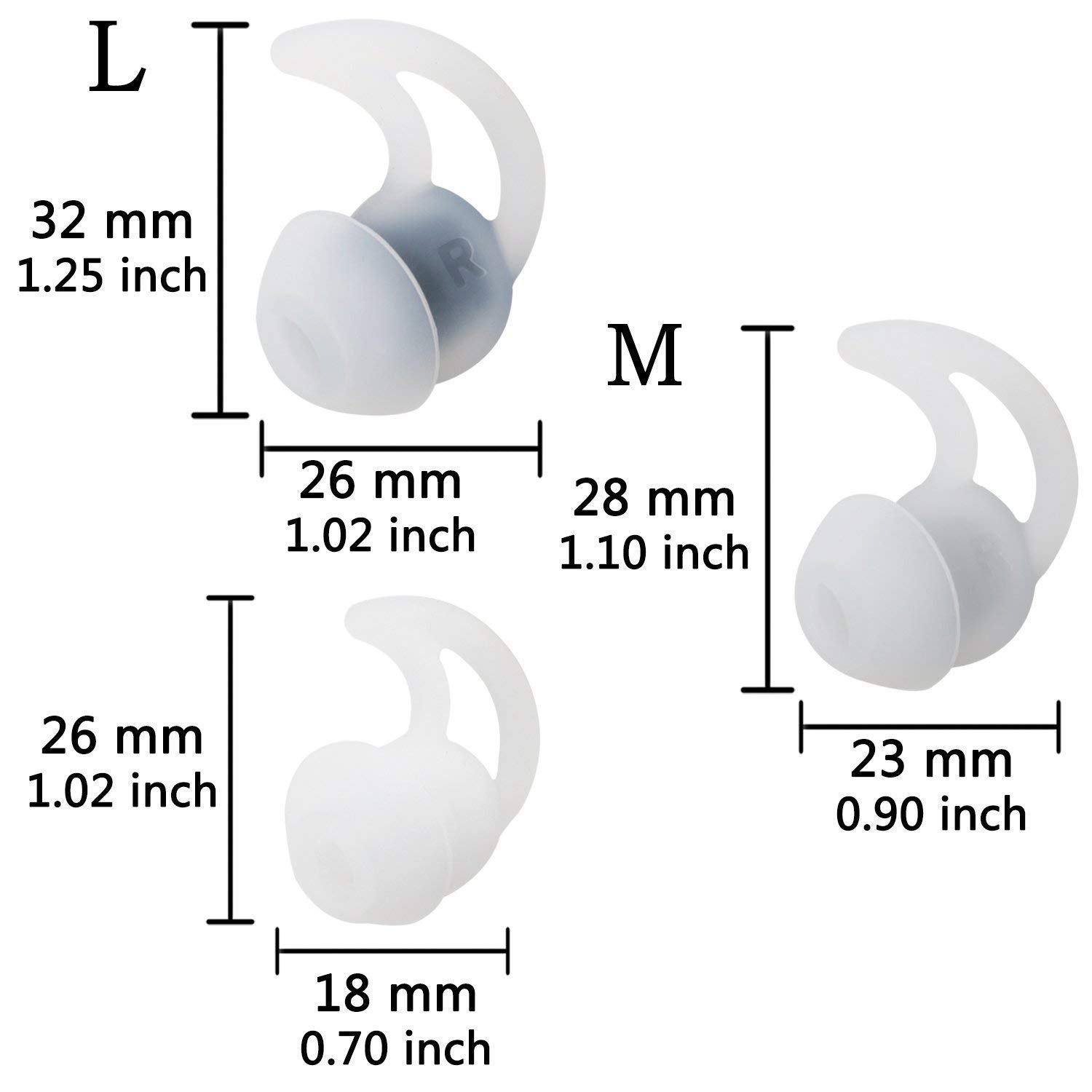 BOSE SoundSport 有線イヤホン イヤーチップ3種 箱説明書漏れなし Amazon.co.jp: ALXCD Bose SoundSportフリーヘッドホン用イヤーチップ