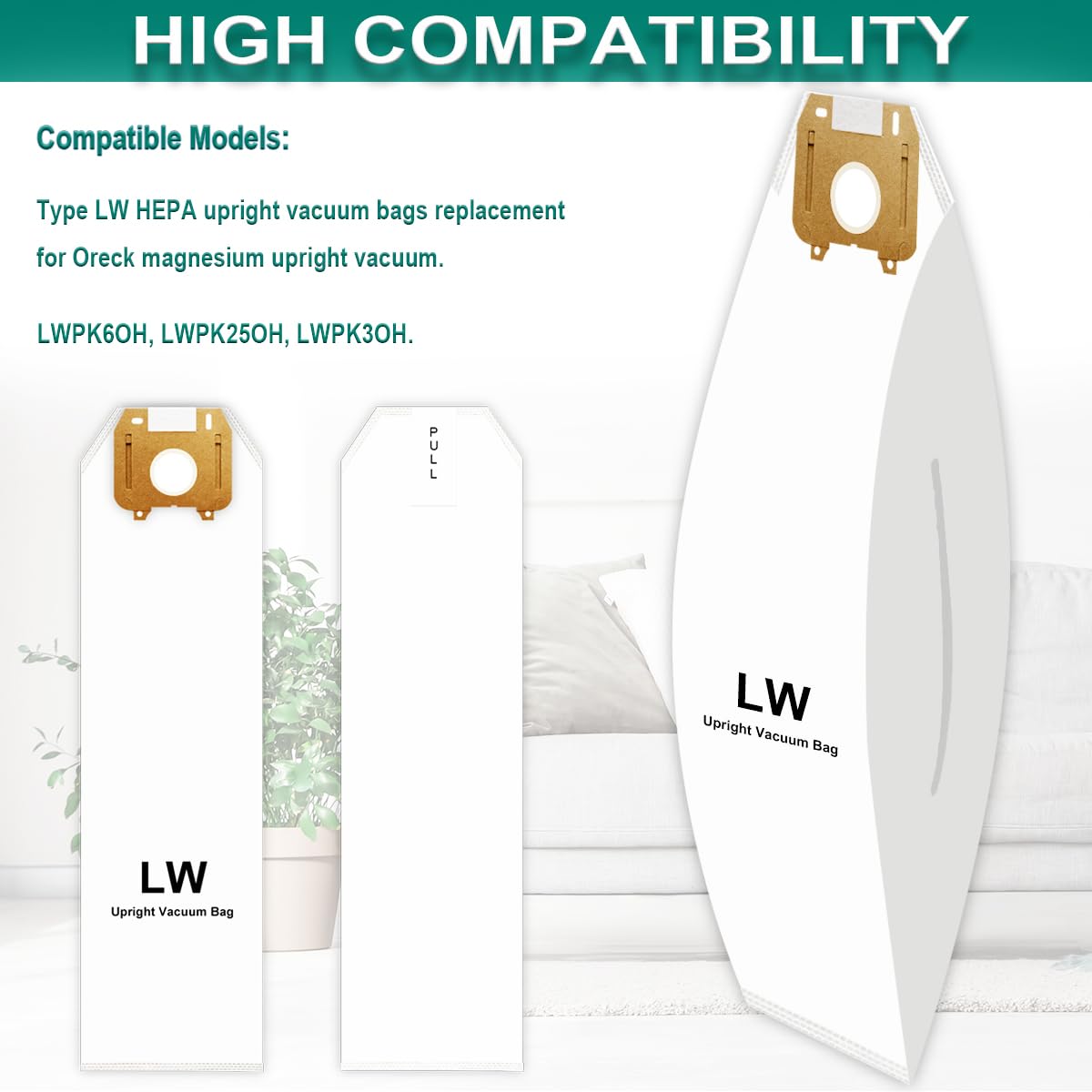 Amazon.com - Type LW HEPA Vacuum Bags for Oreck Magnesium Upright