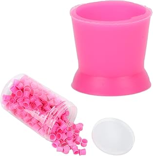 Tampas de tinta de tatuagem, material de silicone descartável, copos de tinta de tatuagem bem organizados, descartáveis para estúdio de tatuagem