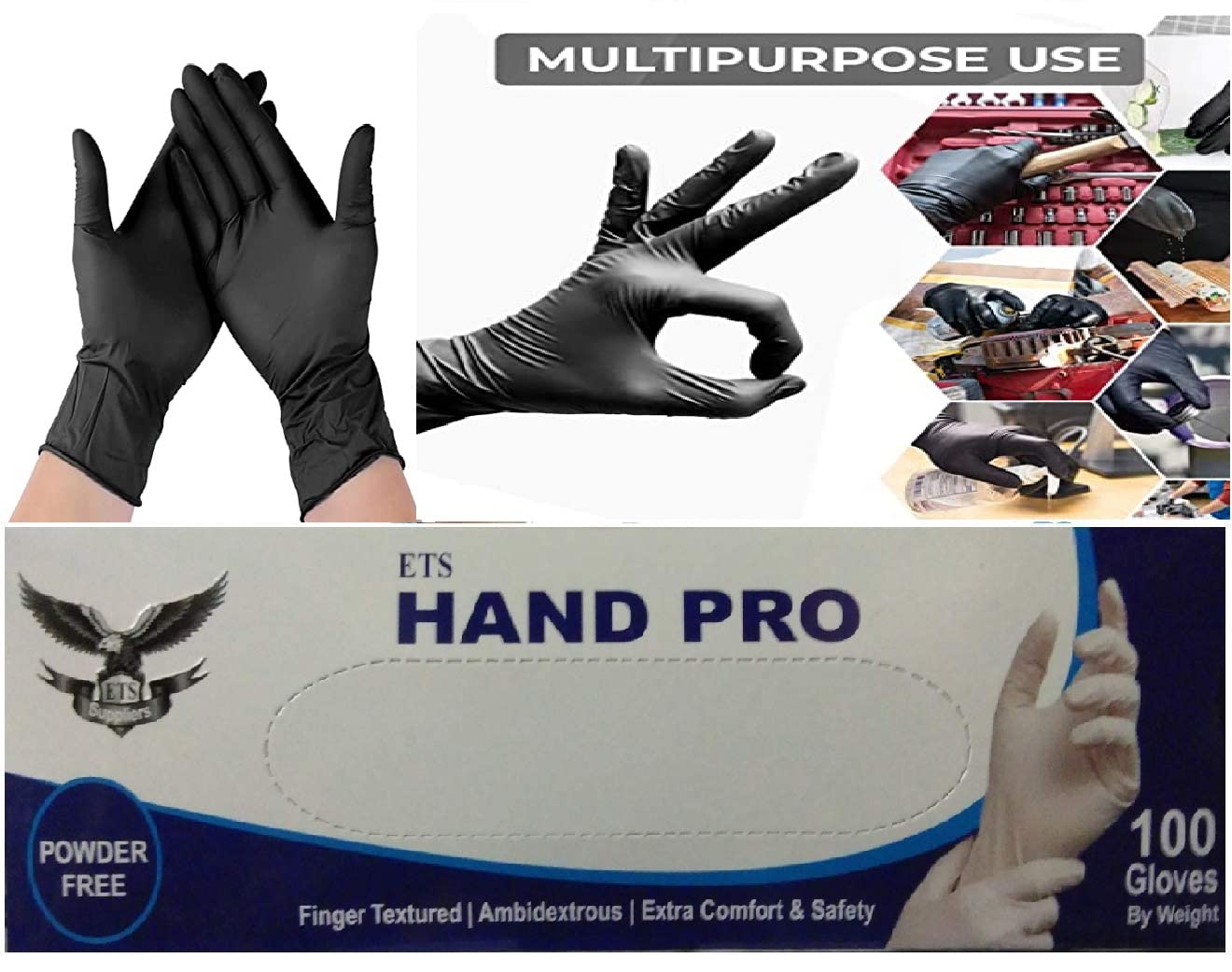 See full amazon price history chart for ETSHandPro Premium Nitrile Gloves, Disposable Powder Free Examination Hand gloves, Black Color (Large, 100) ETSHandPro Premium Nitrile Gloves, Disposable Powder Free Examination Hand gloves, Black Color (Large, 100) (B0BBB2KG41) Amazon Price History, Amazon Price Tracker