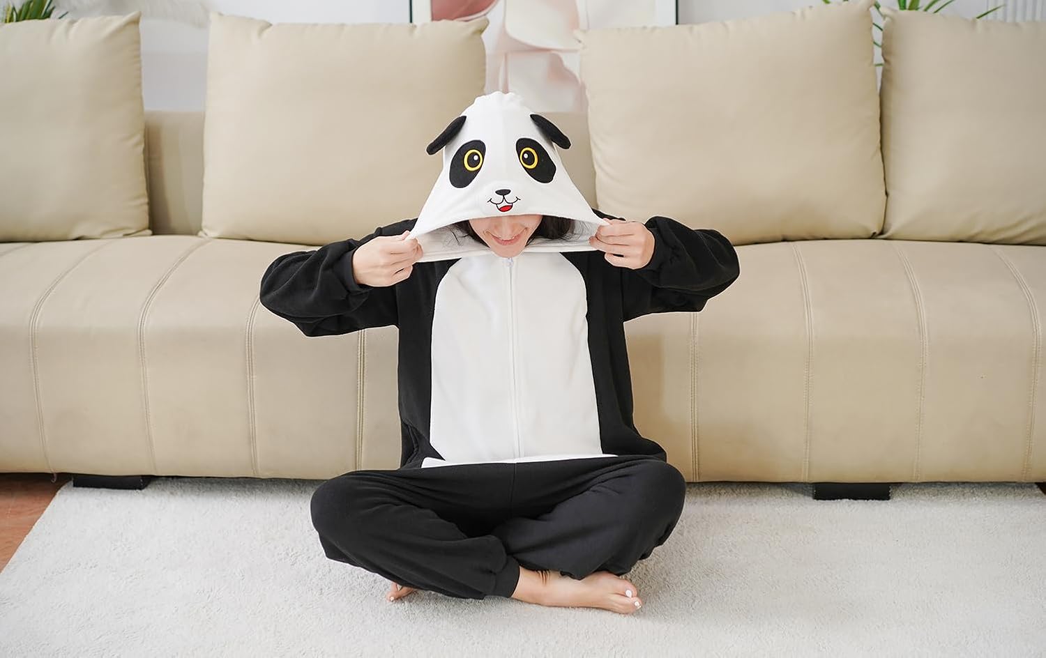 Adult Onesie Animal Pajamas Halloween Cosplay - Image 5