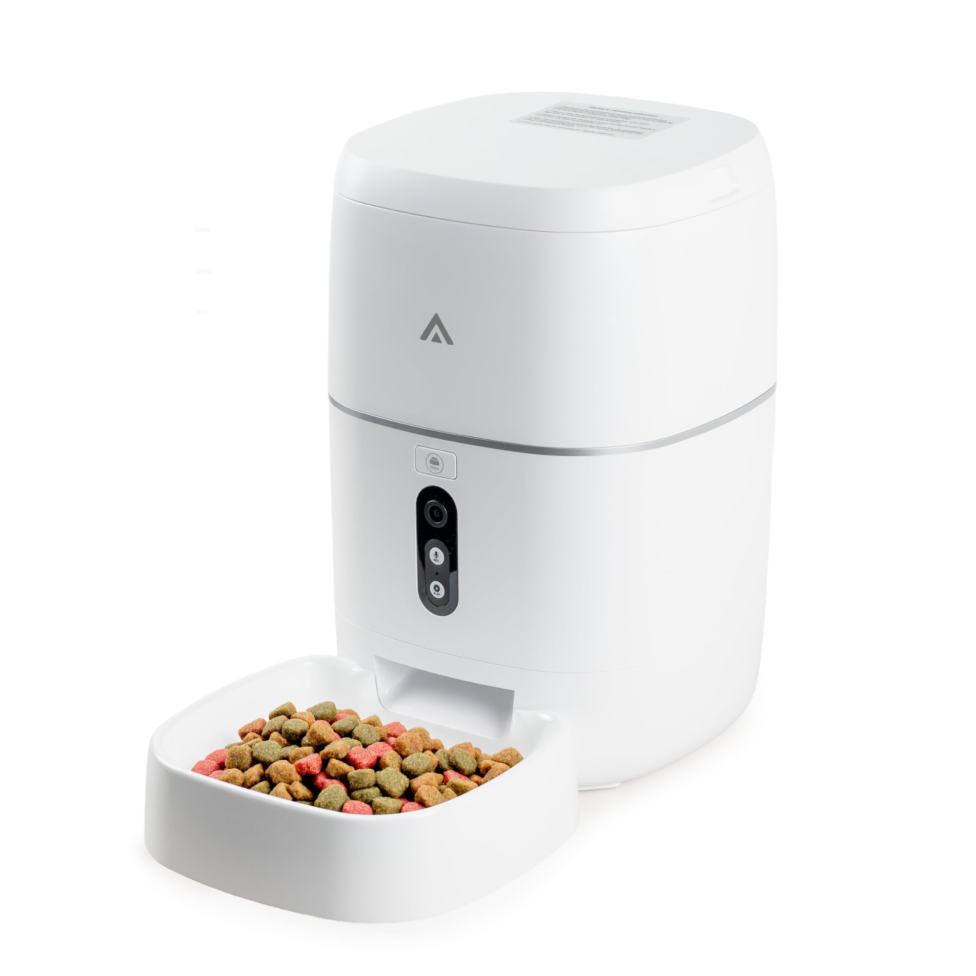 Distributore automatico - 6 Litri - Telecamera 3MP, Wifi e App - Programmazione del cibo, audio bidirezionale, visione notturna, ricarica USB-C o batterie. Per gatti e cani - Mod. PF-BL6