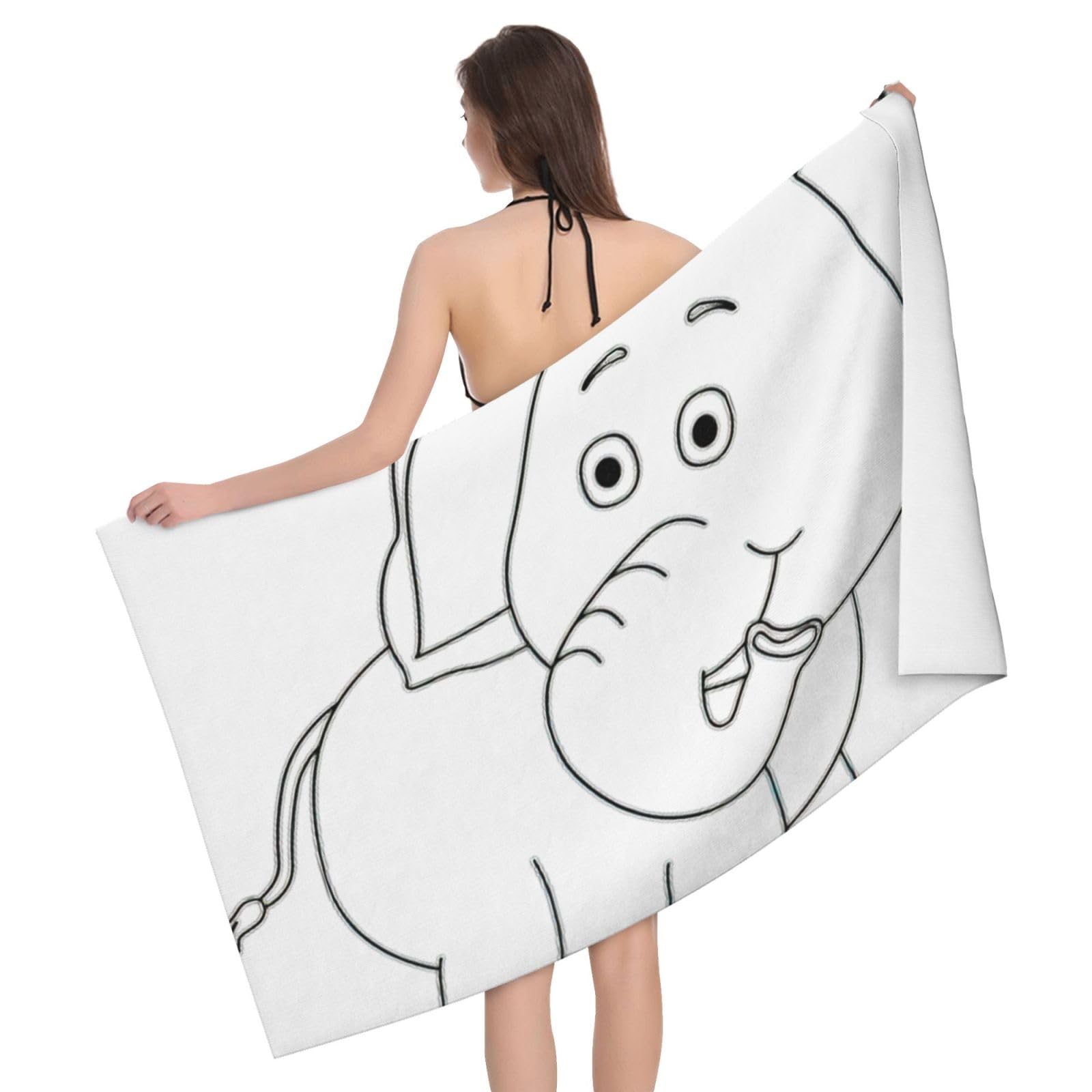 Serviette de bain microfibre pour salle de bain douche et bain