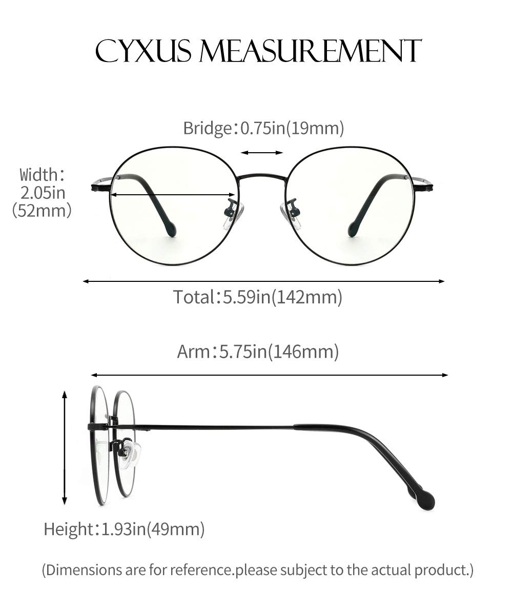 Cyxus Blaulichtfilter Brille Herren Damen Augenbelastung Reduzieren