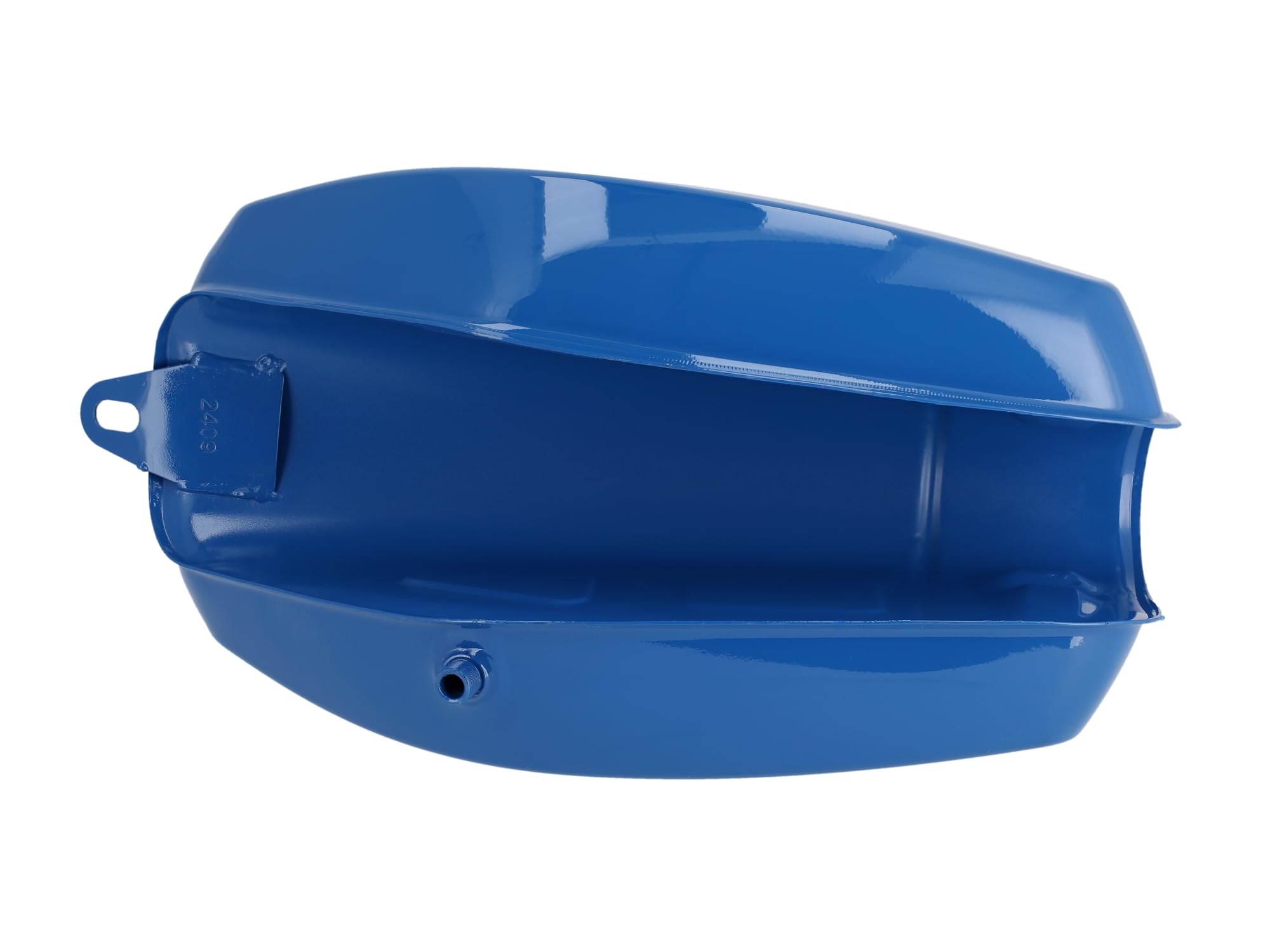 Set: Tank + Seitendeckel, Blau RAL 5019 - für Simson S50, S51, S70