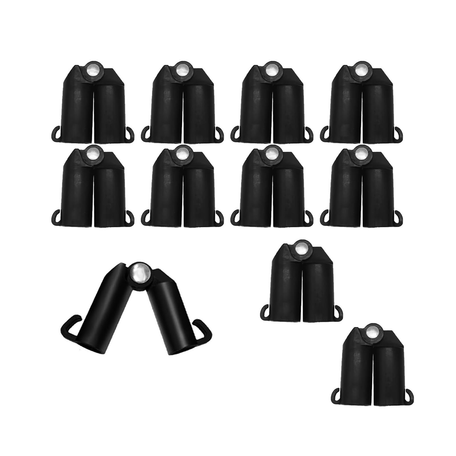 10pcs Plant Support A-Btype Fixed Clip Awning Pillar Grafting Stakes Connector Climbing Vine Bracket Garden Accessories(B Bracket,11mm(10pcs))