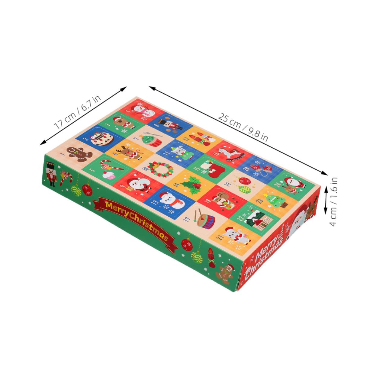 HOOTNEE Selbstgemacht Feiertagscountdown Boxen 15 Stück 24 Fächer Weihnachtskalender mit Kleinen Weihnachtsboxen Leere Leckereienboxen für Kinder und Erwachsene Kreative Geschenkboxen