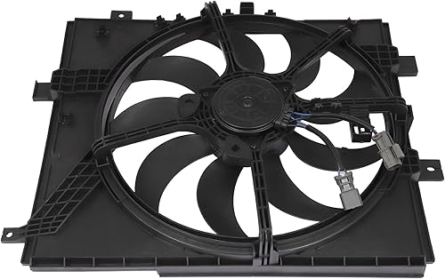 Miniatura 7 de SCITOO Ventilador de radiador 620-467 compatible con Nissan 2013-2018 para Versa 2014-2017 para Nissan y Versa Note