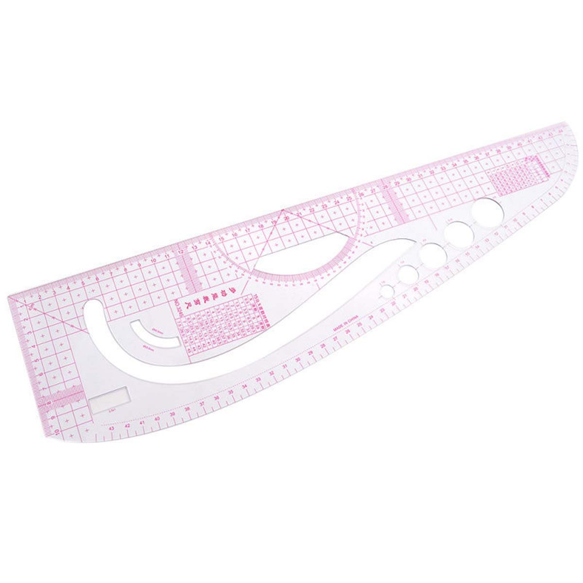 VIDOO 6 Set Klare Gerade Kurve Lineal Zeichnung Linie Nähen Schneiderei Design Werkzeuge