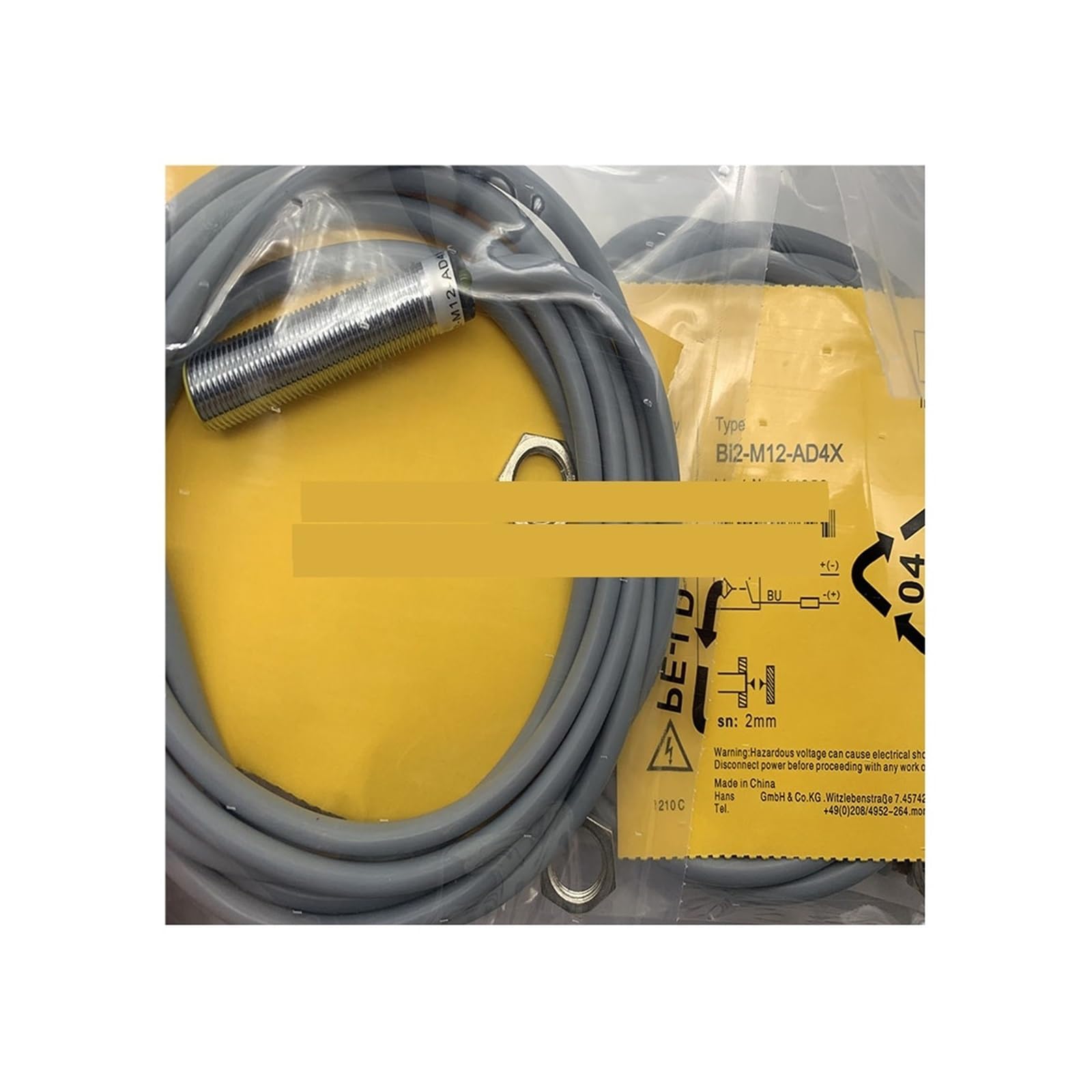 BI6-EGT12FE-AN6X-H1141/S1589 capteur étanche et réactif