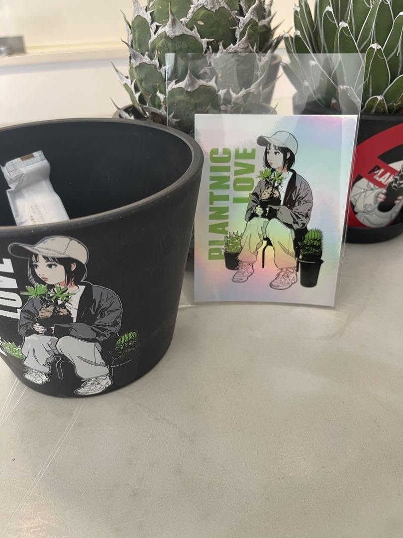 backsideworks PLANTNIC LOVE4 アート鉢セット backsideworks PLANTNIC