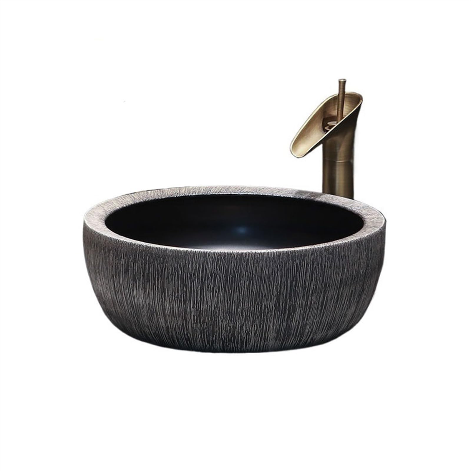 Sjdopulse Countertop Basin Countertop Wash Basin Vintage Wash Basin Small Countertop Wash Basin Artistic Ceramic Countertop Wash Basin Bathroom Sink Small Ceramic Ceramic Sink