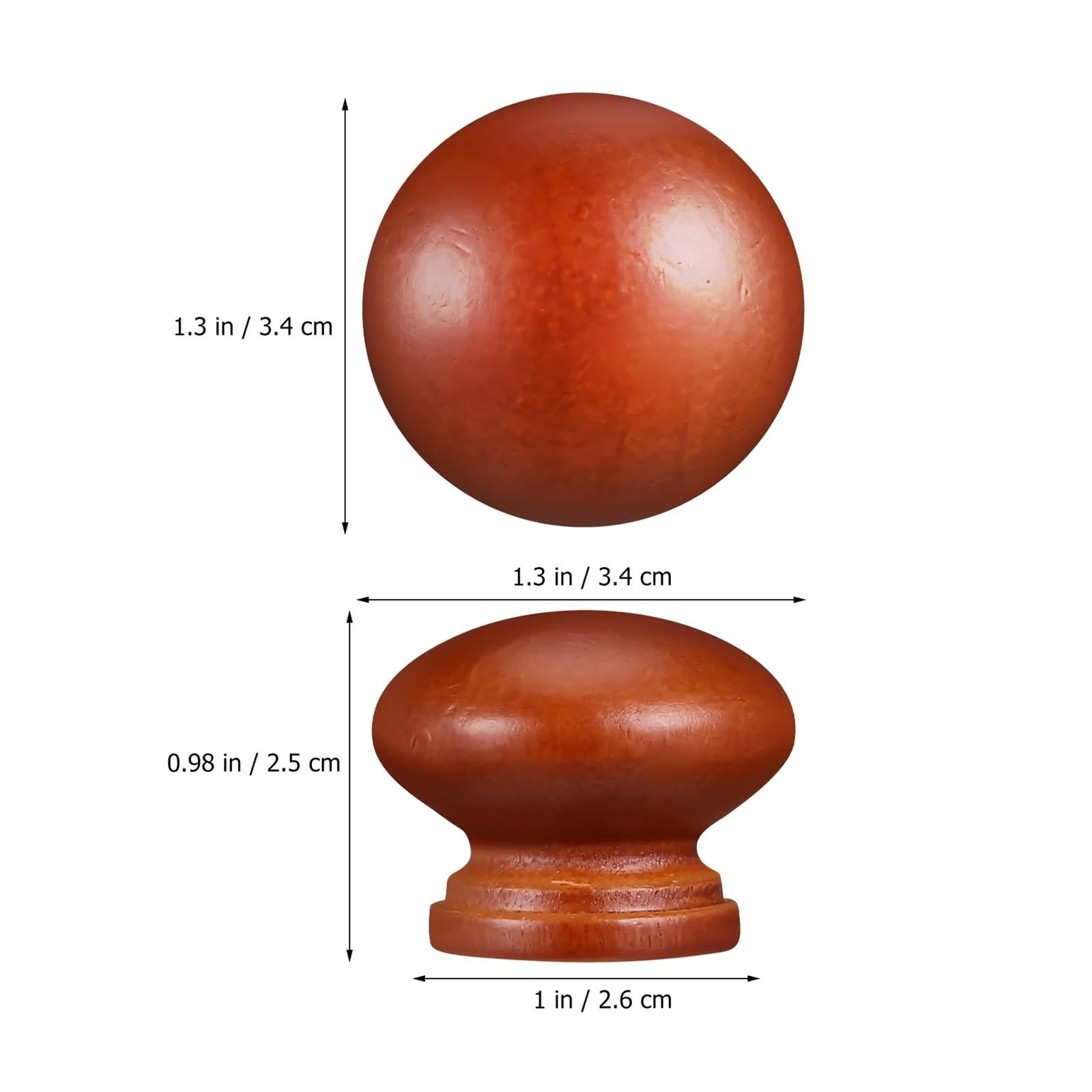 20 Stück Schrankknöpfe aus Holz Für Schränke
