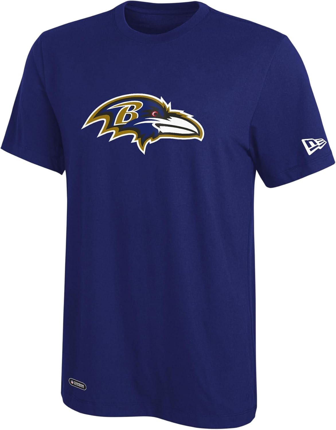 New Era NFL Football Men's Stadium Logo Short Sleeve Performance T-Shirt, Baltimore Ravens, X-Large