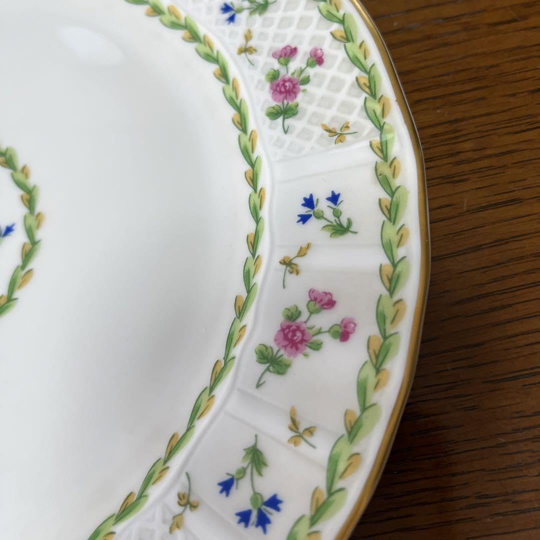 ベルナルド リモージュ アルトワグリーン プレート（24㎝）4枚セット ☆ ベルナルド リモージュ アルトワグリーン プレート（24㎝）4枚セット ☆