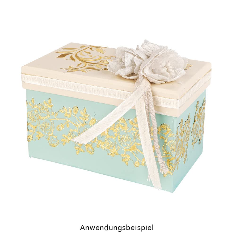Lot De 5 Boîtes Cadeaux Ovales En Carton - Tailles Différentes, Blanc, Personnalisables
