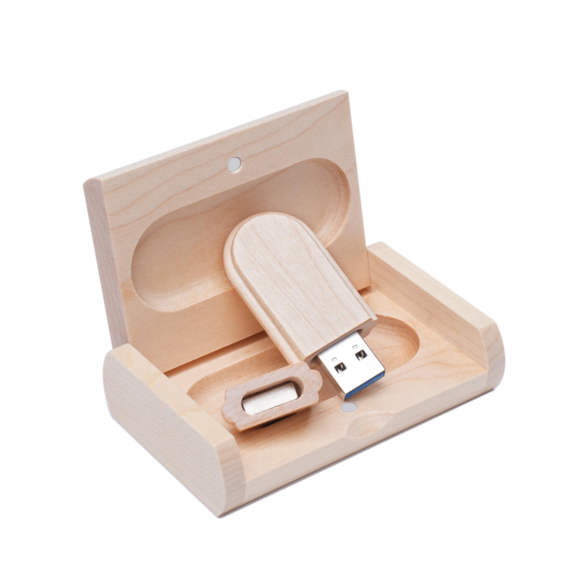 USB Stick Hölzernes Speicherstick 64GB USB 3.0 Flash Drive Memory Stick Datenspeicher Pendrive Geschenk Mit Holzkasten