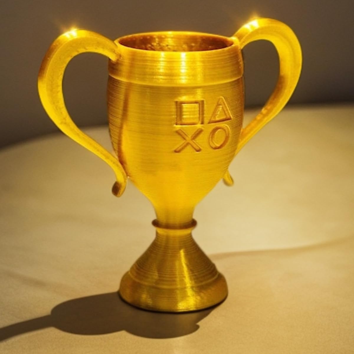 Set mit 5 physischen Trophäen (Platin/Gold/Silber/Bronze/Geheimnis) für Spielhalle, Sammlergeschenk, kompatibel mit allen Spielbereichen