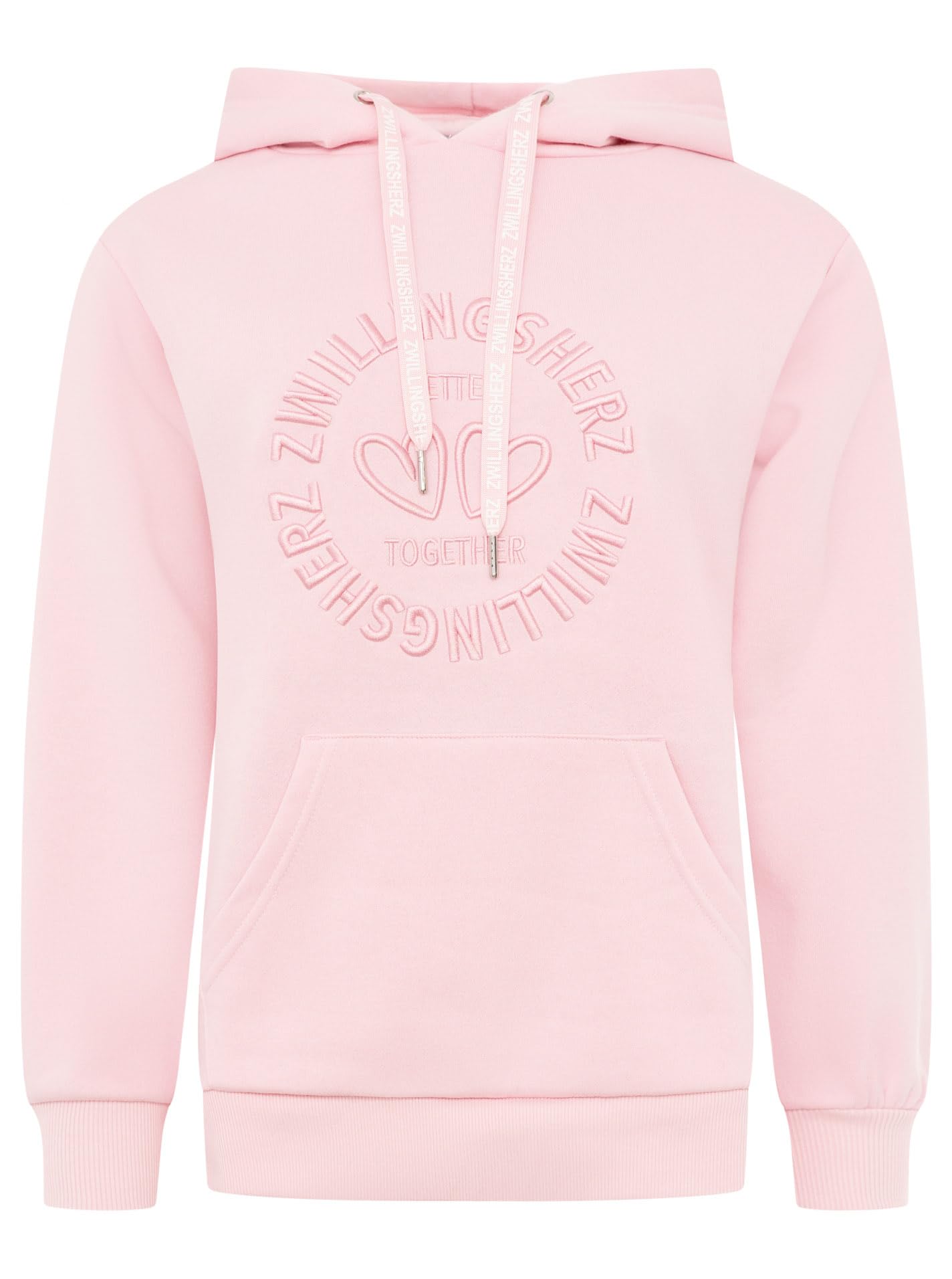 Zwillingsherz Damen Hoodie mit Kapuze – Kuscheliger Oversize Kapuzenpullover – Weicher Sweatshirt Pullover für Frauen Herzen – Stylischer Look für Frühling, Herbst & Winter – Loungewear Mode