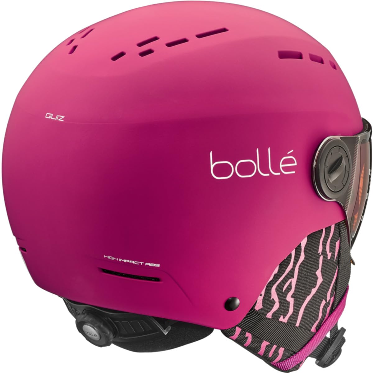 bollé - QUIZ VISOR Casco da sci, M, unisex per bambini