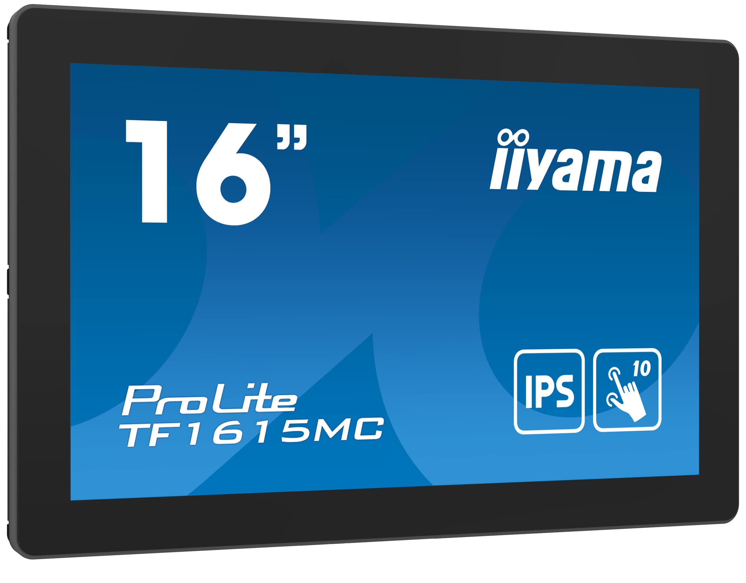 Iiyama Prolite TF1615MC-B1 écran Plat de PC 39,6 cm (15.6") 1920 x 1080 Pixels Full HD Écran Tactile Noir