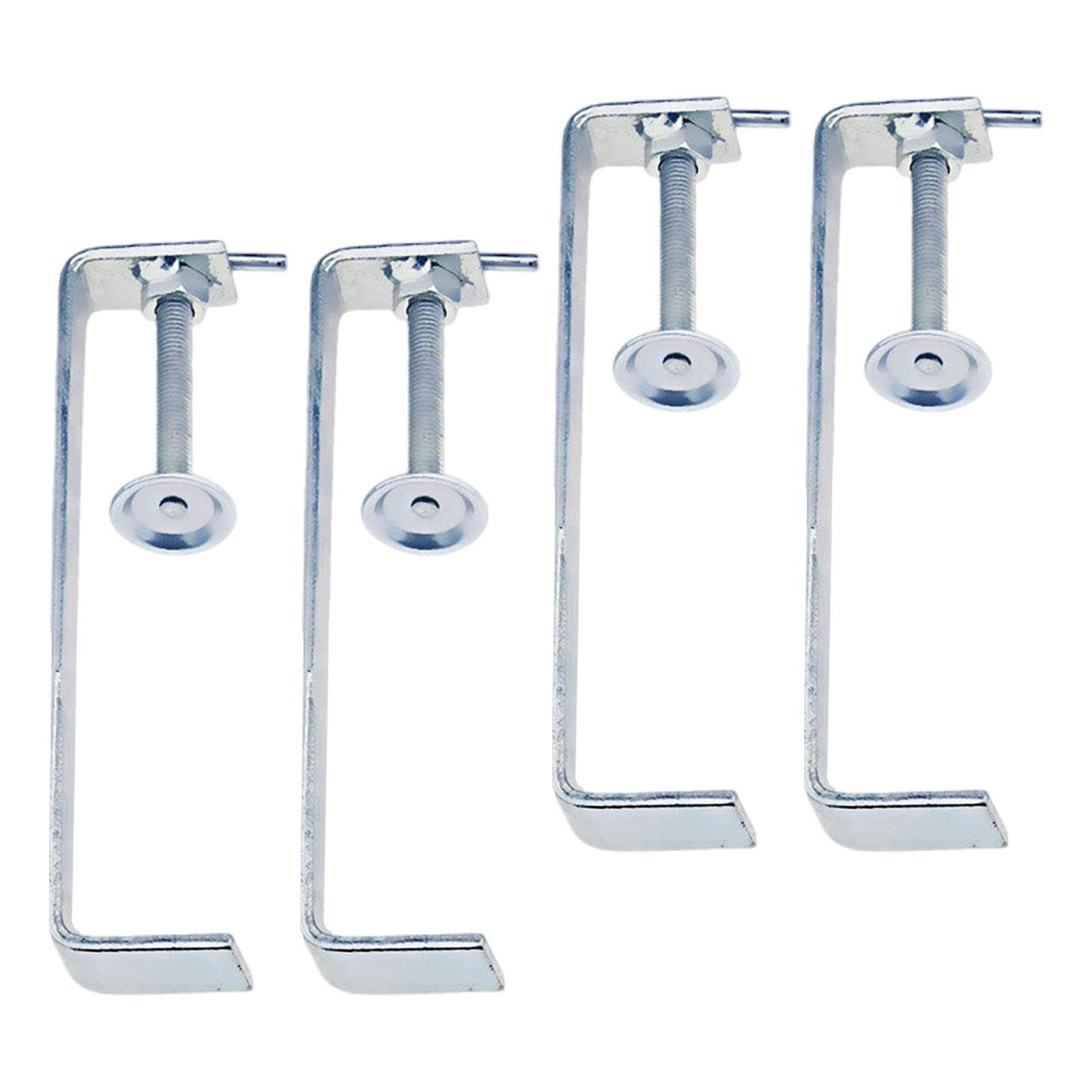 Set di 4 Morsetti per Mattoni, Robuste Staffe in Acciaio per Carpentieri, Lunghezza 20 Cm