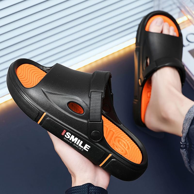 Slides for Men Soft Thick Sole Slide Sandals Pillow Slippers for House Shower Pool Beach Indoor Outdoor Walking3