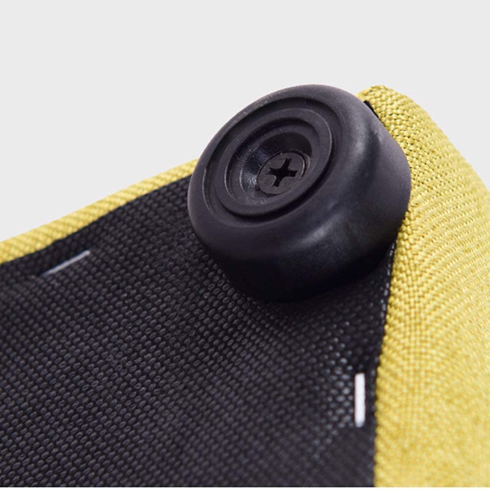 Pouf Contenitore a cubo, Sgabello Quadrato in Lino, Seduta Trapuntata, Piccolo