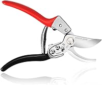 TONMA Pruning Shears Made in Japan - Professional 8 Inch SK5 Steel Bypass Secateurs with Ergonomic Handle for Garden Plants & Bushes