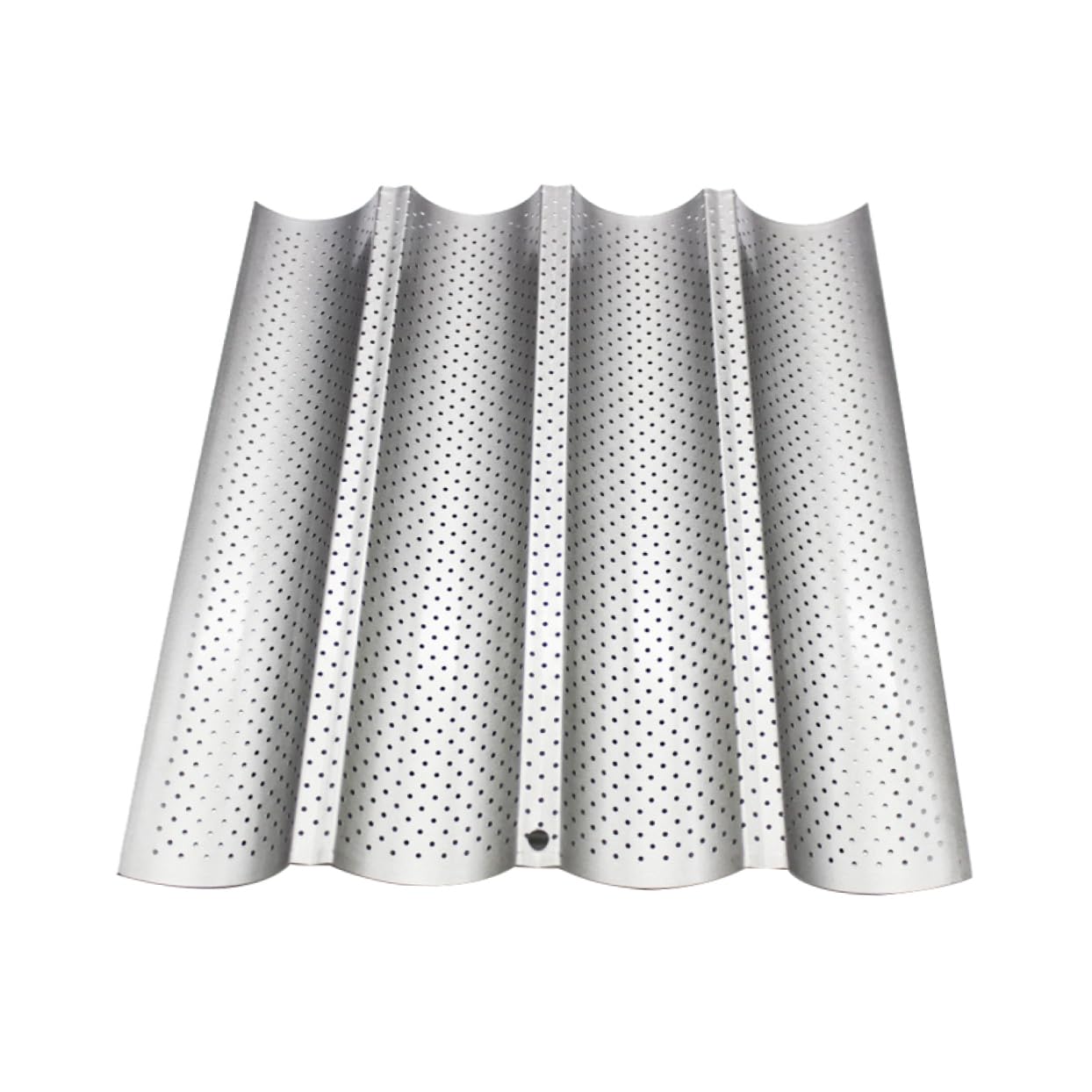 PRETYZOOM Non-stick French Bread Baking Mould 4 Loaves Wave Pan Dishwasher Safe for Crispy Bread