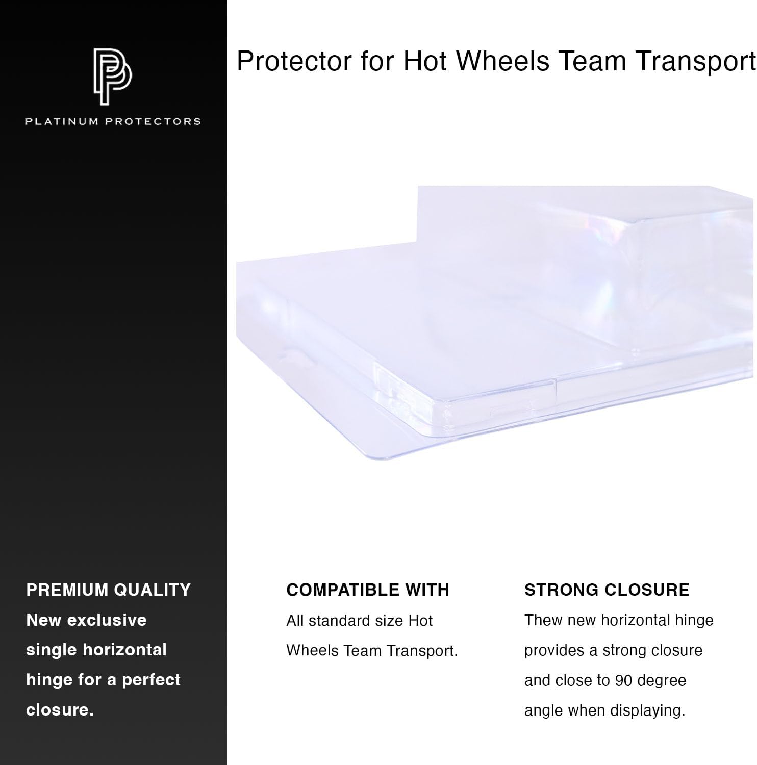Protector Case for Hot Wheels Team Transport Clamshell Blister Display (5 Pack)