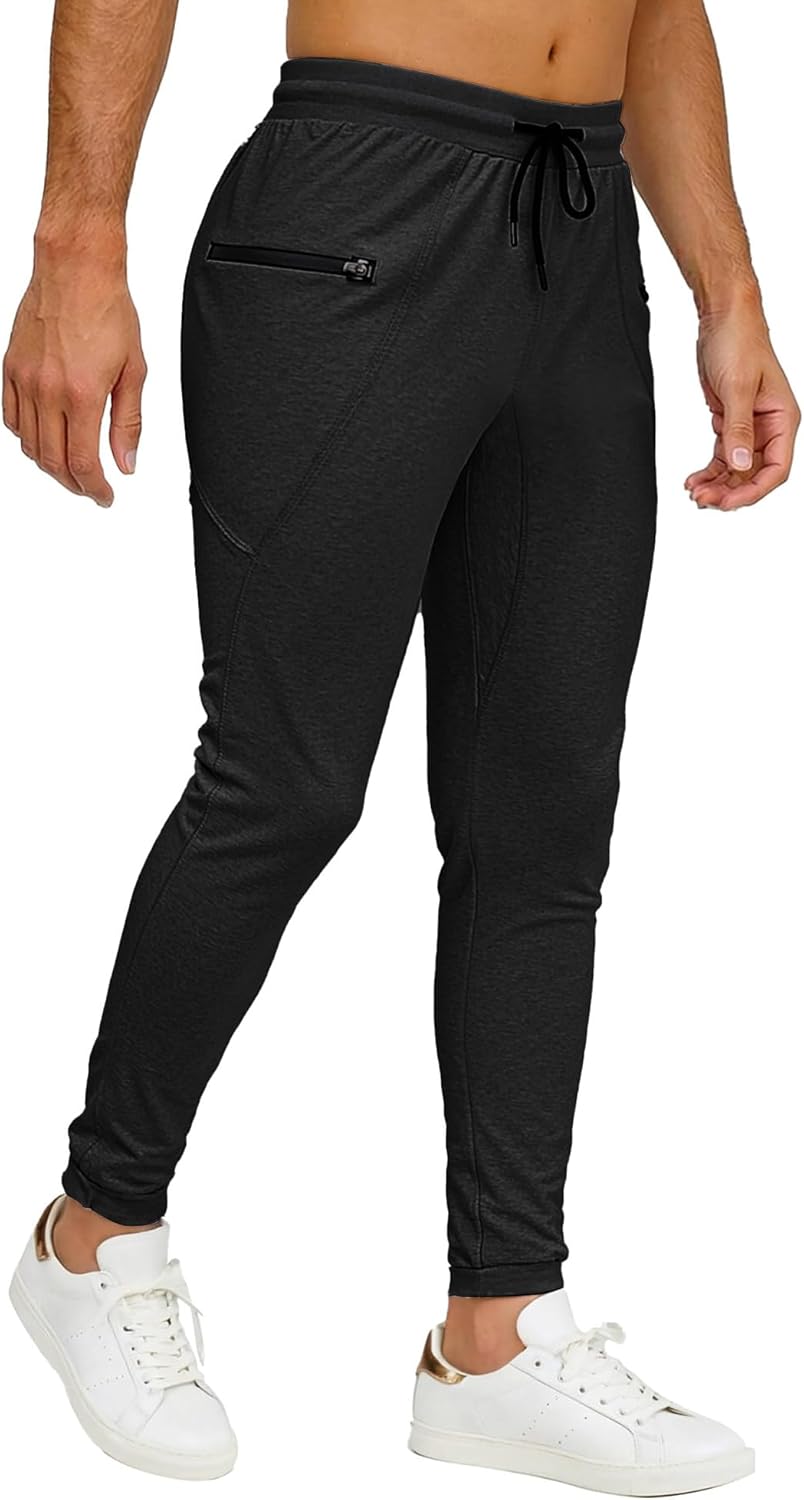 MAIKANONG Mens Slim Joggers Tapered Sweatpants Gym Workout Pants for Running Athletic Casual - Image 5