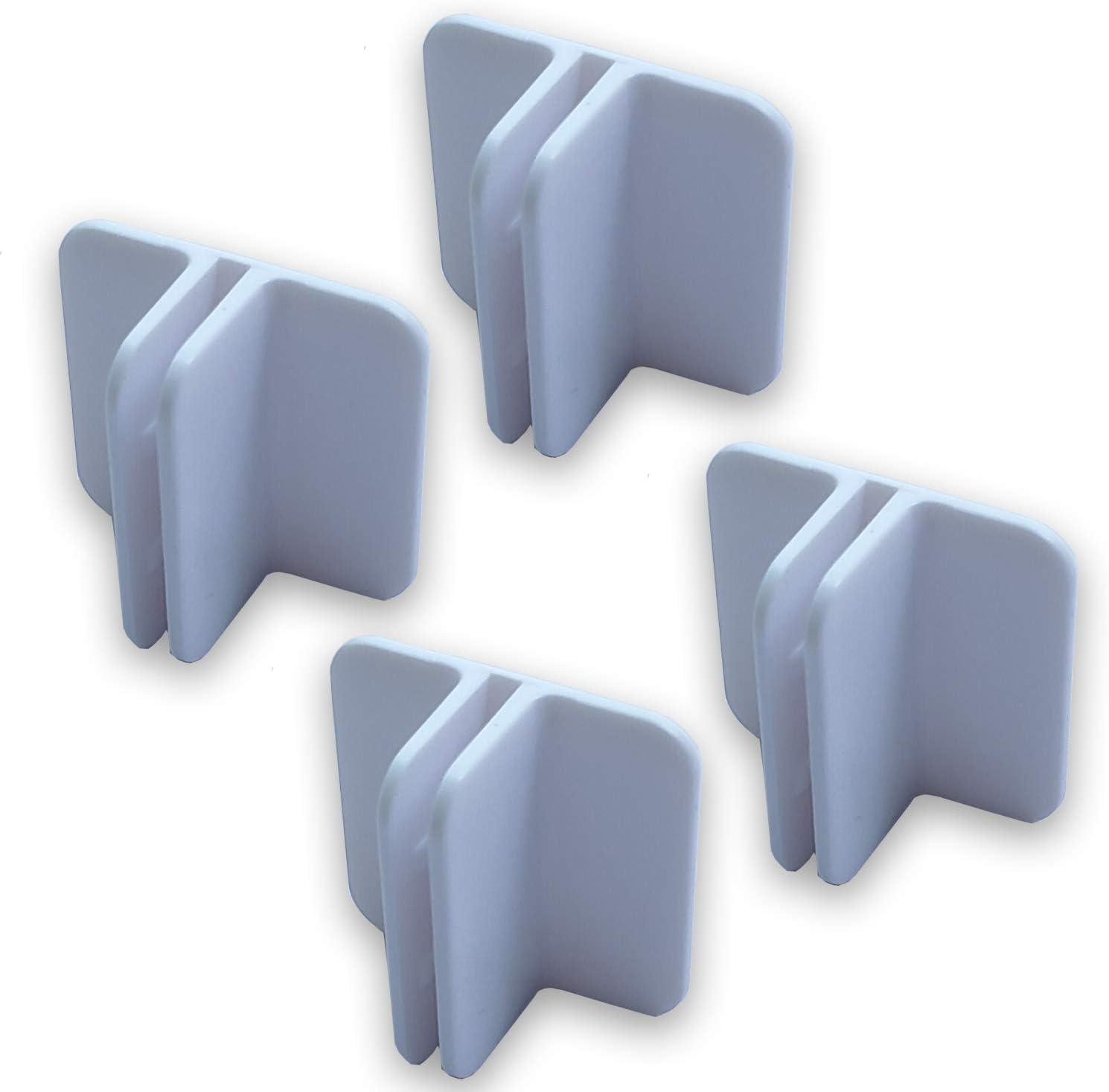 4 Pack Drawer Dividers Side Fixing Buckle Buckle Fixed Drawer Divider Clip for DIY Adjustable Drawer Dividers Dressing Table Tools