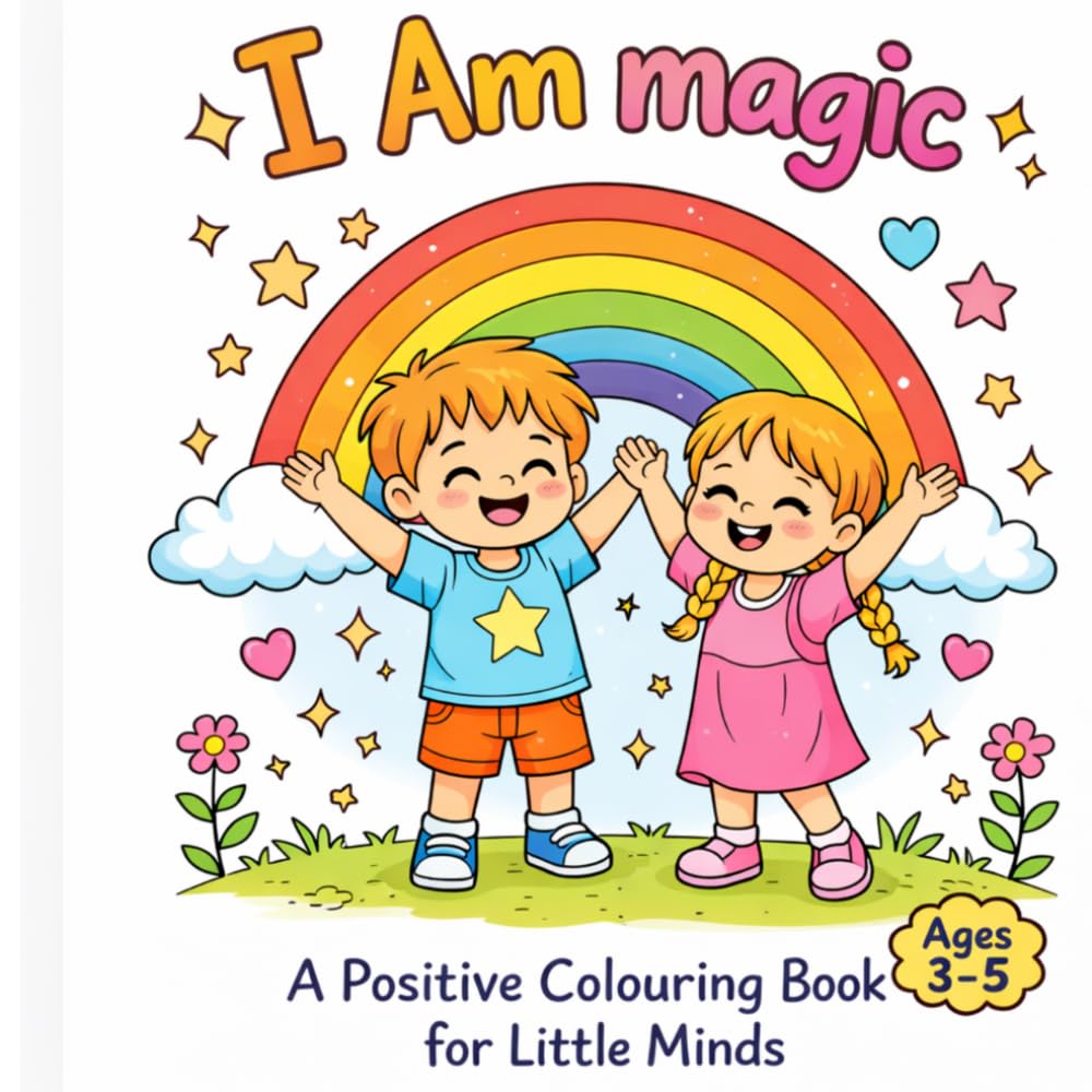 I am Magic: A positive colouring book for little minds