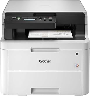 Brother HL-L3290CDW Compact Digital Color Printer Providing Laser Printer Quality Results with Convenient Flatbed Copy & Scan, Wireless Printing and Duplex Printing (Renewed Premium)