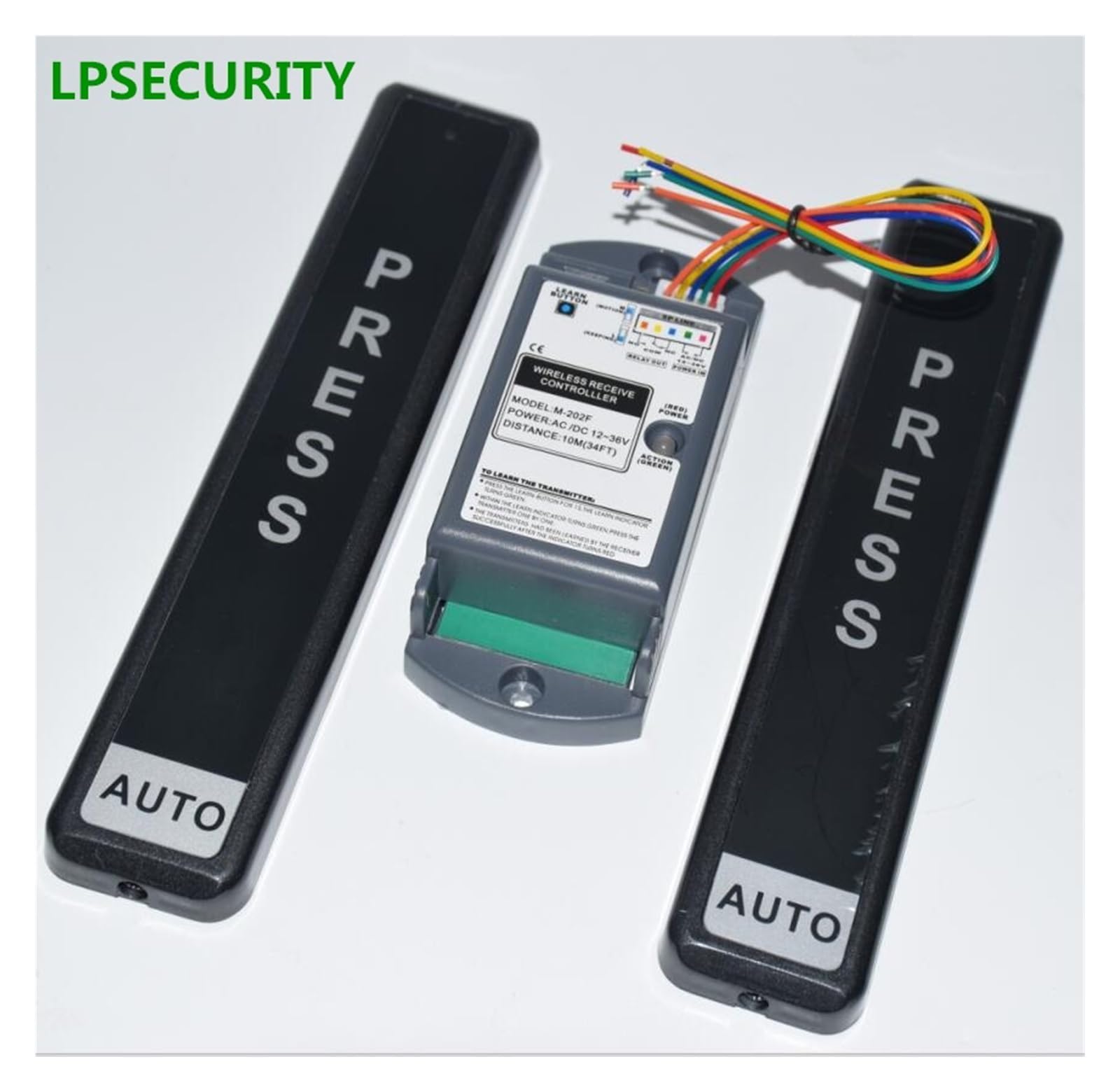 Kit Cancello Automatico, Pulsante di uscita dell'interruttore del telecomando dell'interruttore di controllo remoto della porta senza fili della serratura della porta dell'apriporta automatico del can