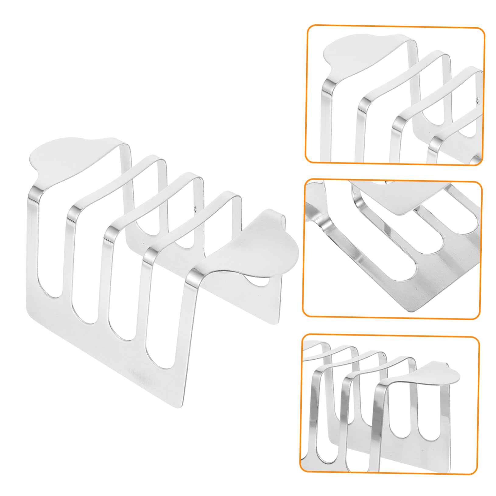 MUCKLILY 1Pc Sliced Bread Placing Rack Creative Kitchen Supplies for Cooling Toast and Bread Smooth Surface Easy to Clean Space Saving Design Baking Helper