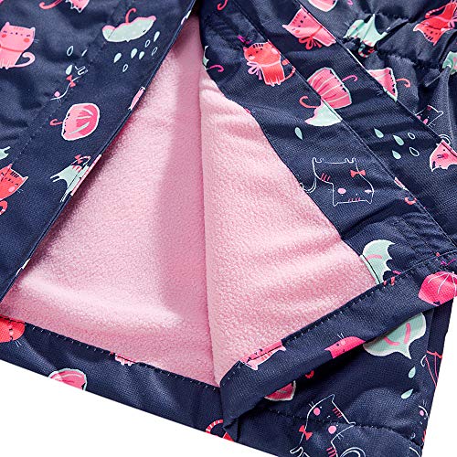 Girls Rain Jacket – Waterproof Jacket For Girls With Hood,Best For Rain School Day,Hiking And Camping(1301,8) #TOP5