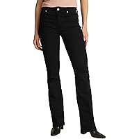 Tommy Hilfiger Donna Jeans Bootcut Fit, Nero (Black)
