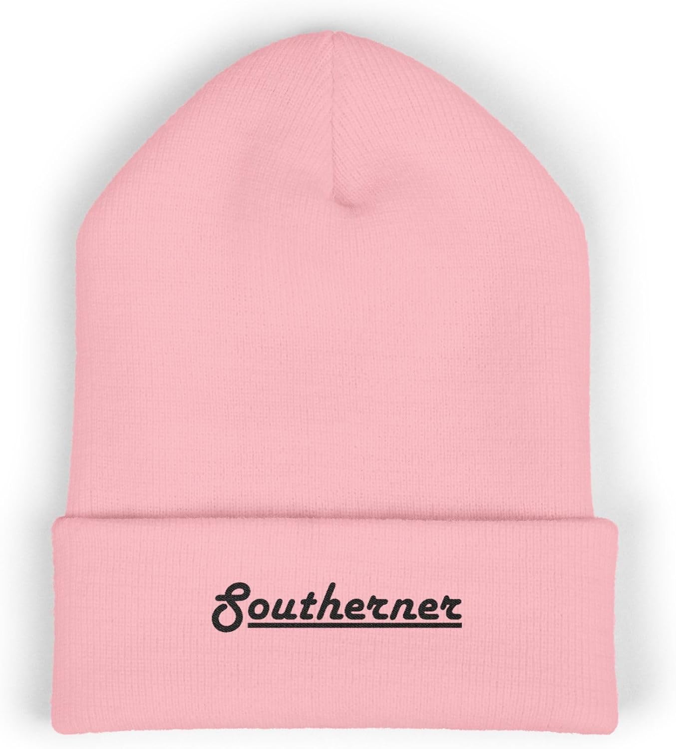 Premium Classic Cuffed Beanie Hat - 'Southerner' Embroidery Message