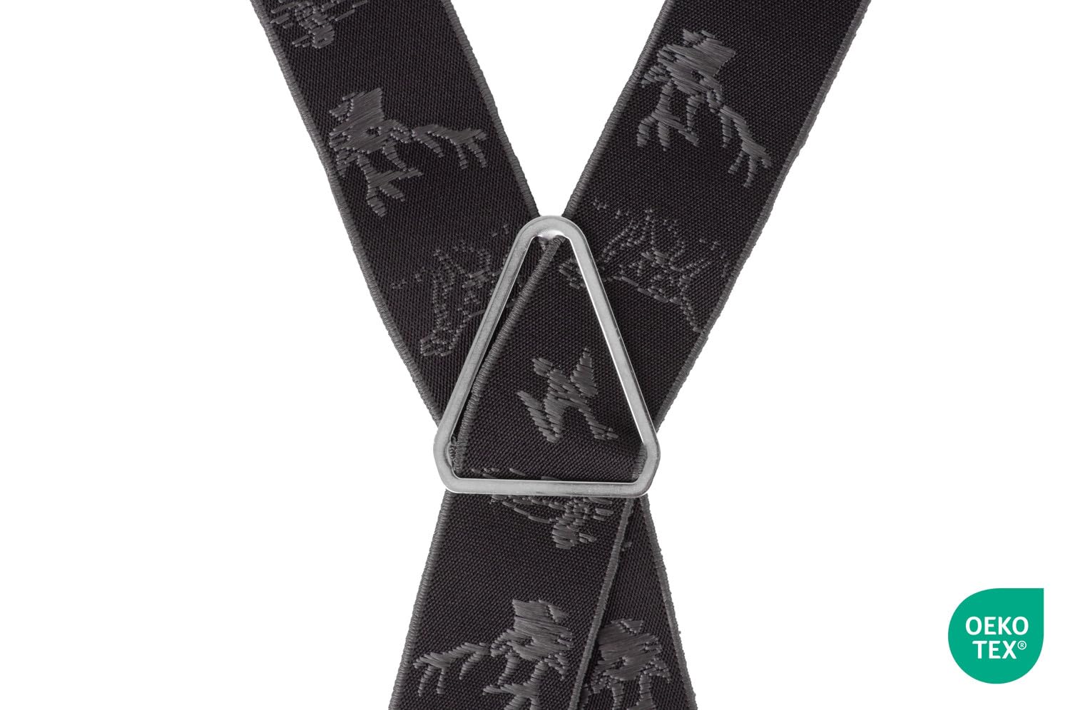 Gaspard Fantasy Nature Wide X-Shaped Suspenders, Natural, 120 - Image 2