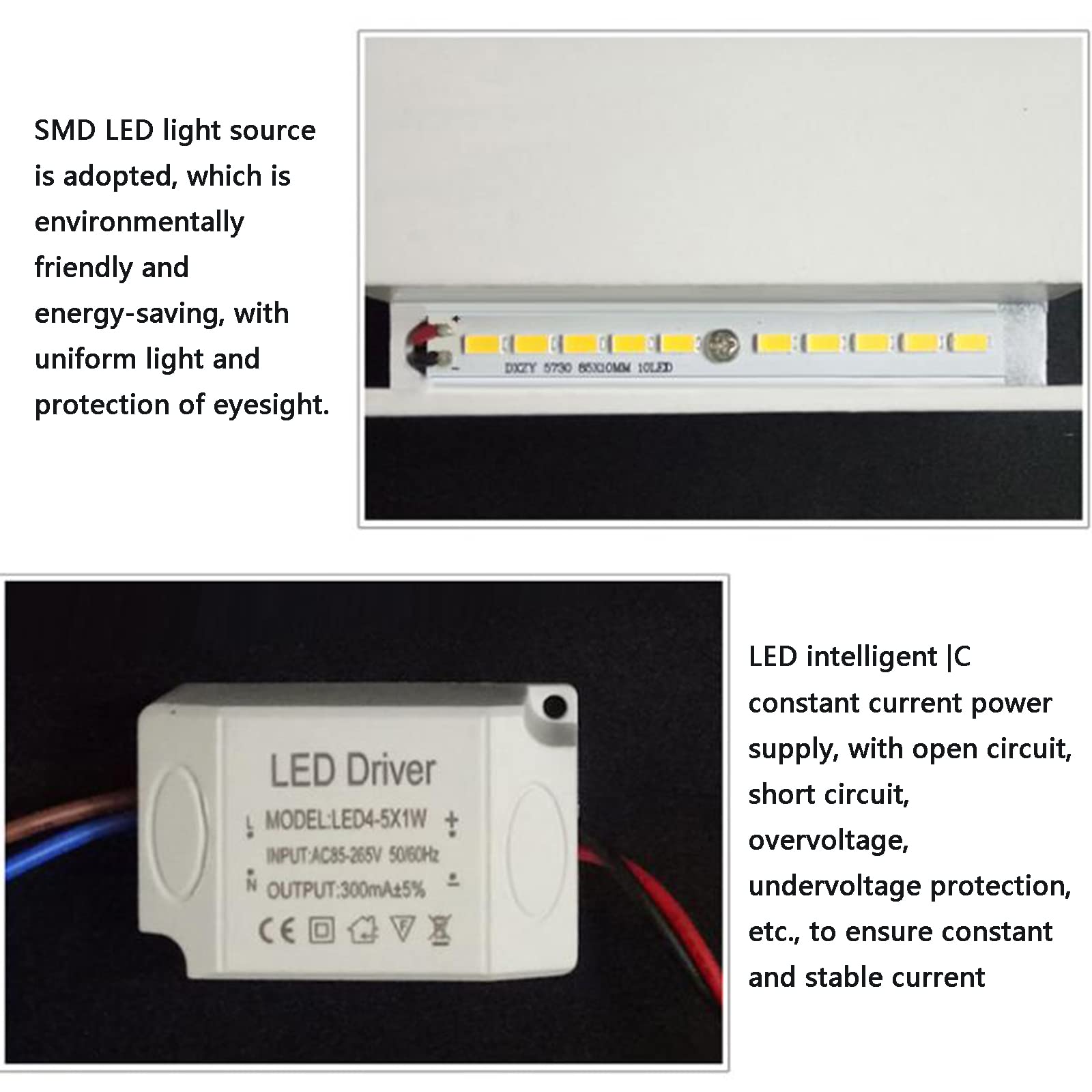 SwePer Panel toaletowy LED, panel ścienny toaletowy dla mężczyzn i kobiet, akrylowa powierzchnia i metalowa podstawa, 6,3 x 10,2 cala, do łazienki, salonu, biura lub firmy (kolor: B