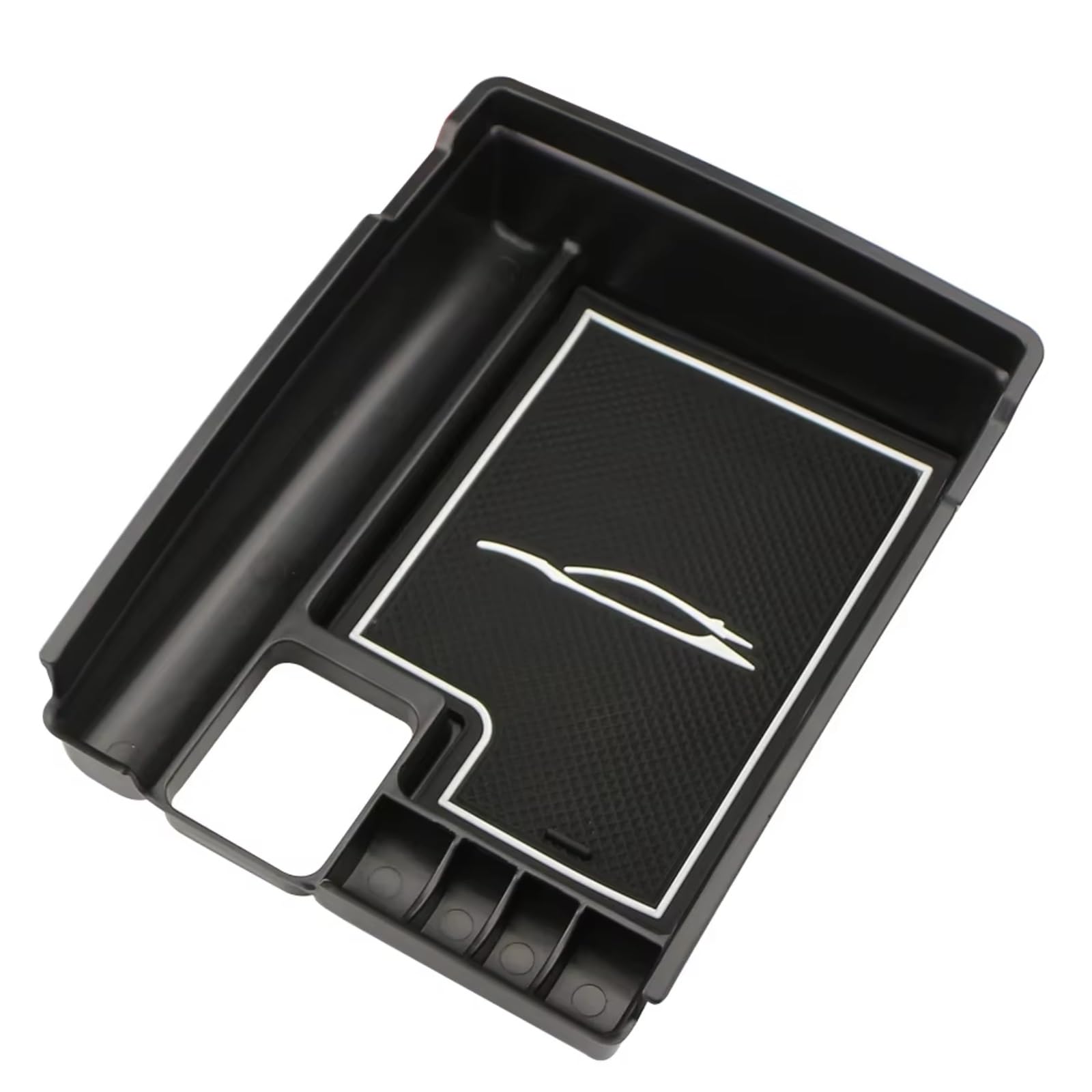 DSEQOPHH Armrest Insert Organiser Compatible With Nissan For X-trail For T32 For Rogue 2014-2022 1 Pcs Car Armrest Storage Box Central Console Tray Holder Organizer Accessories