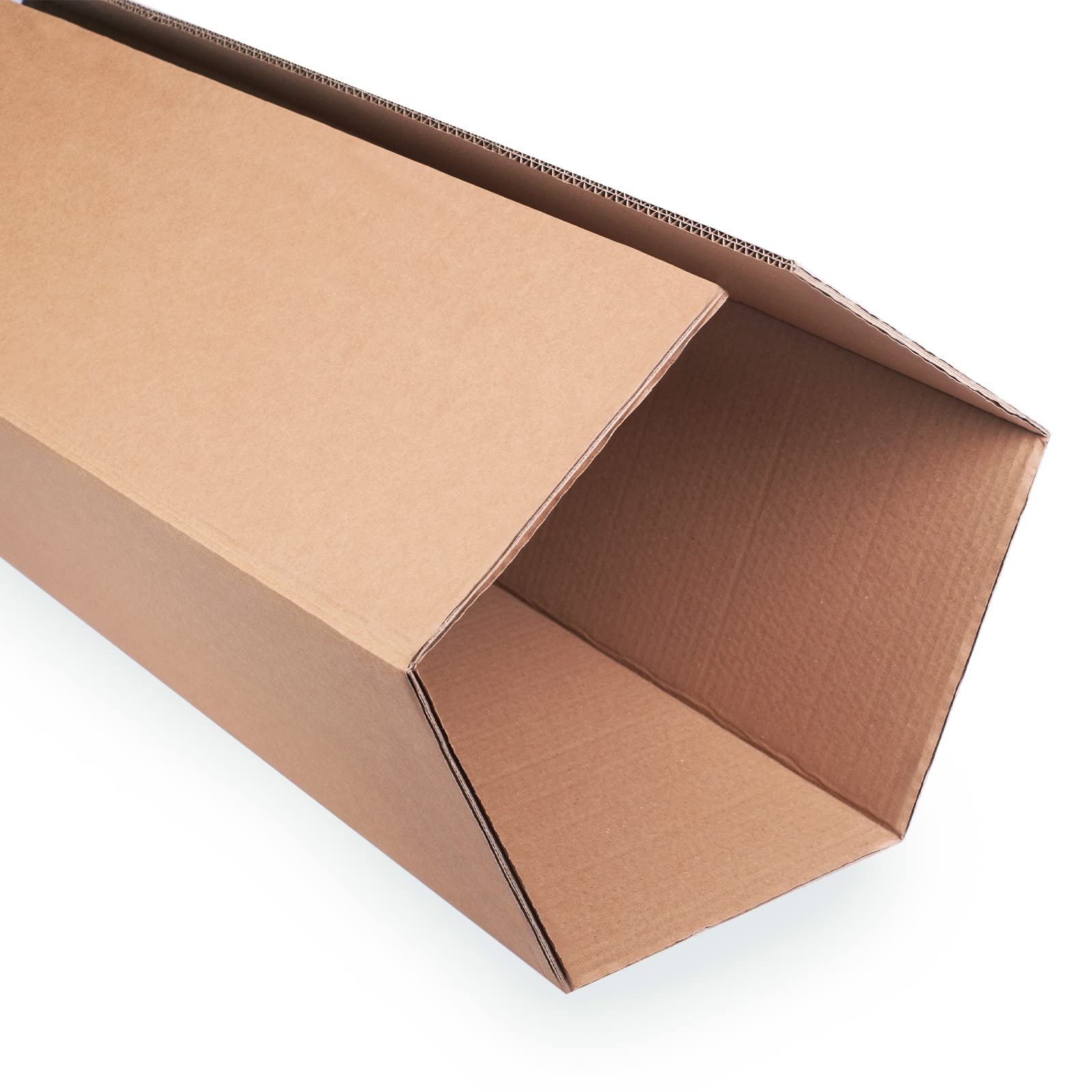 KK Verpackungen Endloswellpappe 2-wellig | 720 m, Zickzack-Wellpappe 290 mm Rillenabstand | Wellpappzuschnitt mit Rillungen | Verpackungsmaterial für Sonnenschirm, Rollo, Jalousie, Wäschespinne