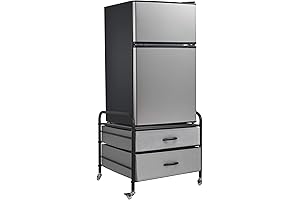 Mini Fridge Stand with Ample Storage