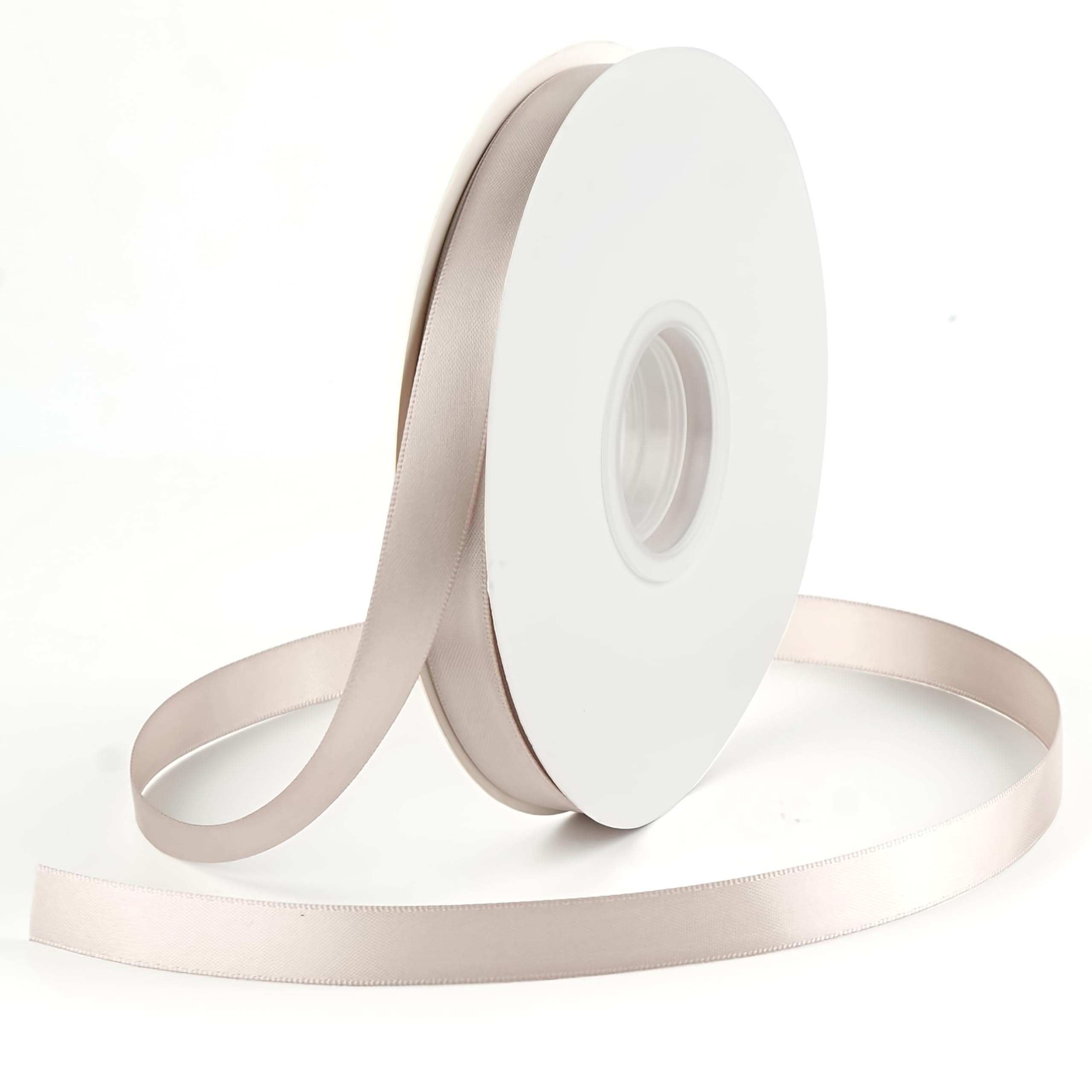 Amazon.com: DINDOSAL Taupe Ribbon 1/2 Inch Thin Taupe Silk Satin