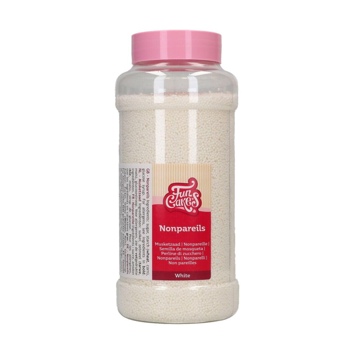 Funcakes White Nonpareil Sprinkles